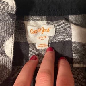 Target flannel, kids size 10-12